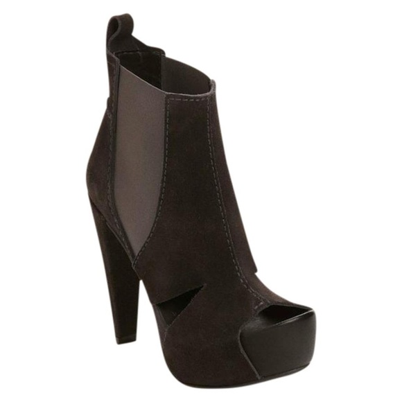 NEW Pedro Garcia Abbie Platform Suede Ankle Bootie